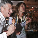 Maurizio Cattelan e Anna Dello Russo (foto Leonardo Scotti) Maurizio Cattelan e Anna Dello Russo (foto Leonardo Scotti)