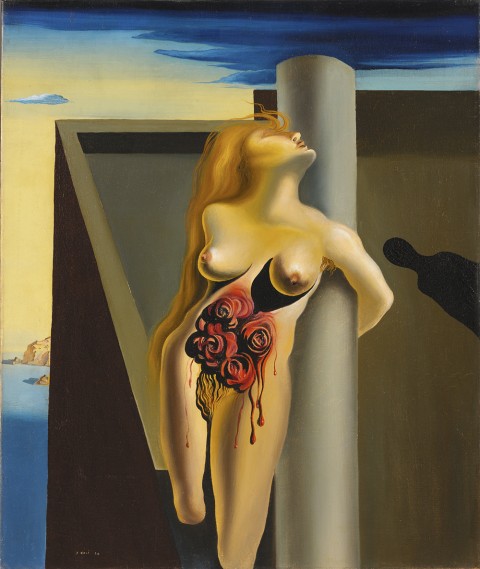 Salvador Dalí - Le rose sanguinanti - 1930 - Colleción Caixa Galicia, La Coruña