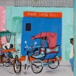 Leon Morrocco - Resting Rickshaw Driver, Madurai – 2009
