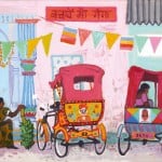 Leon Morrocco - Waiting for a Lift, Rickshaw Stand, Varanasi – 2009