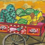 Leon Morrocco - Melon Seller sleeping, Madras – 2010