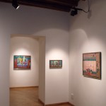 Leon Morrocco - Recent Painting from India – veduta della mostra presso la Edward Cutler Gallery, Milano 2011