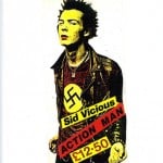 Jamie Reid – Sid Vicious Action Man – 1978 –courtesy Isis Gallery, Londra Jamie Reid – Sid Vicious Action Man – 1978 –courtesy Isis Gallery, Londra