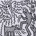 Keith Haring – Untitled – 1982 –courtesy Gruppo Geo Cairo, Montenotte (SV) Keith Haring – Untitled – 1982 –courtesy Gruppo Geo Cairo, Montenotte (SV)
