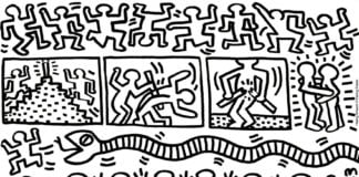 keith haring bologna vitruvio