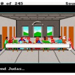 Police Quest: In Pursuit of the Death Angel (1987) and Leonardo da Vinci’s The Last Supper (1495–1498). Image credit: Aled Lewis Police Quest: In Pursuit of the Death Angel (1987) and Leonardo da Vinci’s The Last Supper (1495–1498). Image credit: Aled Lewis