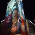 Xenia Hausner – Familiensinn – 2011 – Ringturm da nord-ovest (illuminazione notturna)