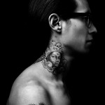 Modello: Leaf Chang, 30 anni, New York // fotografo: Hedi Slimane // data tattoo: 4 giugno 2011 // artista: Jeff Koons // tatuatore: Mike Rubendall Modello: Leaf Chang, 30 anni, New York // fotografo: Hedi Slimane // data tattoo: 4 giugno 2011 // artista: Jeff Koons // tatuatore: Mike Rubendall