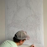 Thomas Pavitte, Mona Lisa 6,239 Dot-to-Dot Drawing, 2011 4 Thomas Pavitte, Mona Lisa 6,239 Dot-to-Dot Drawing, 2011 4