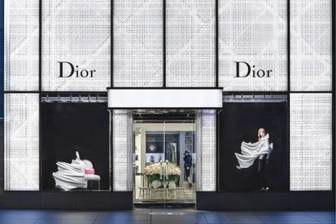 Vetrine Dior by Daniel Arsham
