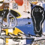Mimmo Rotella - Lezioni di anatomia - 1987