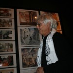 Milo Manara durante l'anteprima della mostra