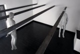 Paolo Grassino - T - veduta dell'installazione presso la Galleria Delloro Arte Contemporanea, Roma 2011