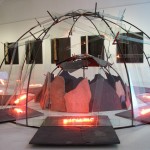 Opere di  Mario Merz e Jannis Kounellis ad Arte Povera 1967-2011 - Triennale, Milano 2011