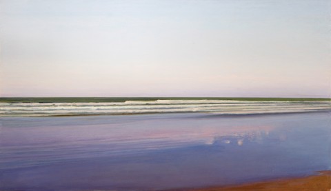 Piero Guccione, Riflessi sulla spiaggia, 2006