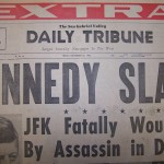 L'assassinio di JKF sulla prima pagina del Daily Tribune L'assassinio di JKF sulla prima pagina del Daily Tribune