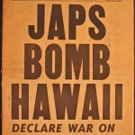 Prima pagina del Daily News all'indomani dell'attacco a Pearl Harbour Prima pagina del Daily News all'indomani dell'attacco a Pearl Harbour