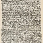 Irma-Blank - Eigenschriften. Untitled - 1970 - pastello su cartone