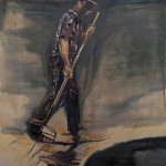 Pete Wheeler - Longer Than Dirt – 2011 – olio su tela – courtesy Poggiali e Forconi, Firenze