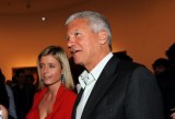 Valentina Castellani con Larry Gagosian (foto Umberto Pizzi per Dagospia)