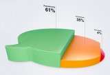 Il grafico con l'indagine di Disqus