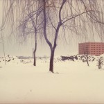 Luigi Ghirri - Modena, 1985 – serie Architetture di Aldo Rossi - project print - 5.5 x 7 cm - © Eredi di Luigi Ghirri - Courtesy Fondo di Luigi Ghirri