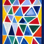 Nicola De Maria - Testa Orfica - 1989-90 - mixed media su tela - courtesy Galleria Cardi, Milano
