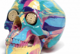 Damien Hirst, The Hours Spin Skull, 2009