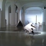 Mauro Staccioli - Gli anni del cemento 1968-1982 - veduta della mostra presso la Galleria d'arte Niccoli, Parma 2012
