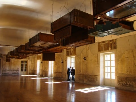 La sala di Palazzo Riso che ospita il tango - foto G.Romano