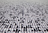 Ryoji Ikeda - DB - veduta della mostra presso l’Hamburger Bahnhof, Berlino 2012