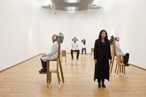 Marina Abramović - The Abramović Method - veduta della mostra presso il PAC, Milano 2012