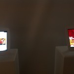 Luca Signorelli a Perugia - iPad in funzione nel percorso della mostra