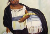 Diego Rivera - Niña En Azul y Blanco