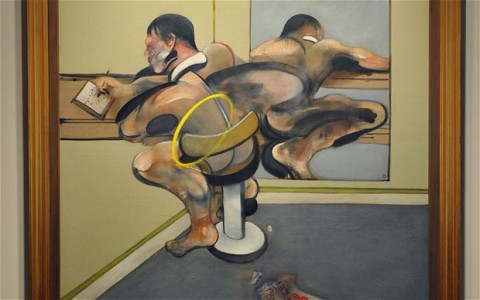 Francis Bacon Figure Writing Reflected in Mirror Tutto il bottino di Sotheby’s a New York. I maestri del contemporaneo? Sempre una garanzia. Record per Twombly, Bacon, Ai Weiwei