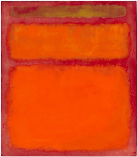 Mark Rothko Orange Red Yellow 19611 Yves Klein, Mark Rothko, e tanti de Kooning. Nella corsa folle delle aste newyorkesi, arriva la risposta di Christie’s ai fuochi d’artificio di Sotheby’s