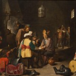 David Teniers il Giovane - Corpo di guardia con soldati che giocano a carte - collezione privata