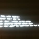 Joseph Kosuth, Five Five's (to Donald Judd), 1965