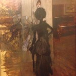 Mustafa Sabbagh - Memorie Liquide - veduta della mostra presso il Museo Giovanni Boldini, Ferrara 2012