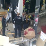 La Polizia alla Berlin Biennale (foto Leonardo Bigazzi)
