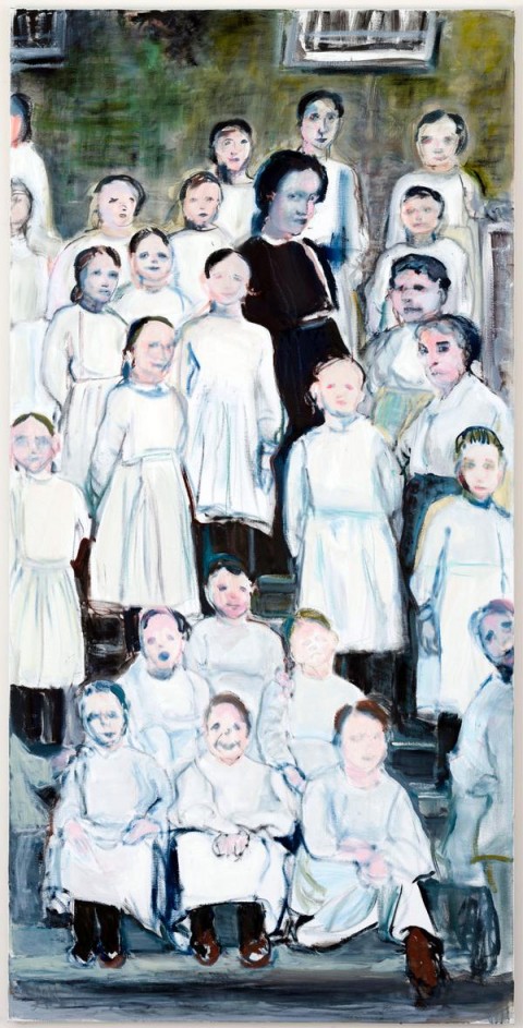 Marlene Dumas Angels in Uniform 2012 olio su tela courtesy the artist ph. ©Peter Cox Umanità svelate