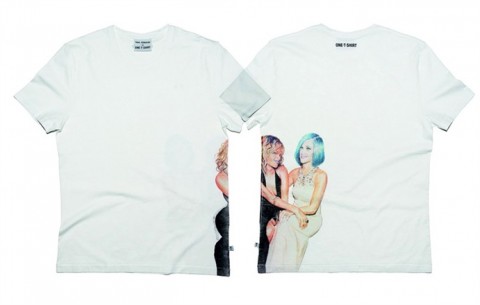 Rihanna e Katy Perry OneTShirt by Tobias Rehberger In spiaggia con Rihanna e Justin Bieber. Stampati sulla maglietta di Tobias Rehberger. Si presenta a10CorsoComo, è la nuova collezione OneTShirt