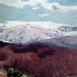 Joaquín Sorolla - Sierra Nevada in inverno - 1910 - Madrid, Museo Sorolla