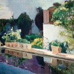 Joaquín Sorolla - Il bacino dell’Alcázar di Siviglia - 1910 - Madrid, Museo Sorolla