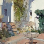 Joaquín Sorolla - La galleria delle grottesche dell’Alcázar di Siviglia - 1910 _ Madrid, Museo Sorolla