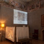 Teatro delle Esposizioni, Villa Medici, Roma - Céline Bonnot Diconne - Les tapisseries en cuir doré polychromes de Ferdinand de Médicis (foto Giovanni De Angelis - courtesy Villa Medici - Accademia di Francia Roma)