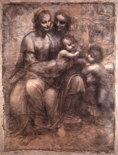 leonardo madonna child anna 1508 Una Sant’Anna in forma smagliante