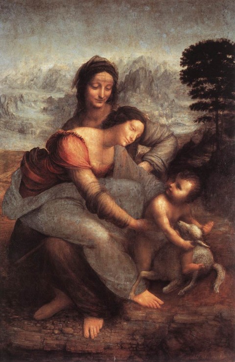 madonna con bambino e s.anna louvre Una Sant’Anna in forma smagliante