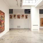 Ashley Bickerton - The Women - veduta della mostra presso la Cardi Black Box, Milano 2012