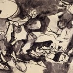 Afro - Disegno preparatorio per il murale dell'Unesco